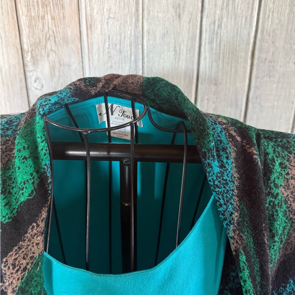 Elegant Green and Brown Women's 2Piece - Picture 6 of 11